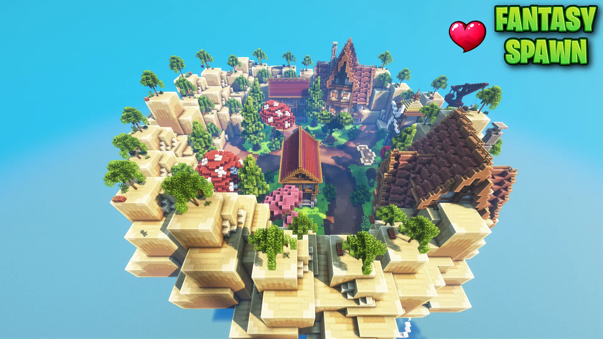 奇妙主城&大厅 | FantasySpawn-我的世界MC资源网