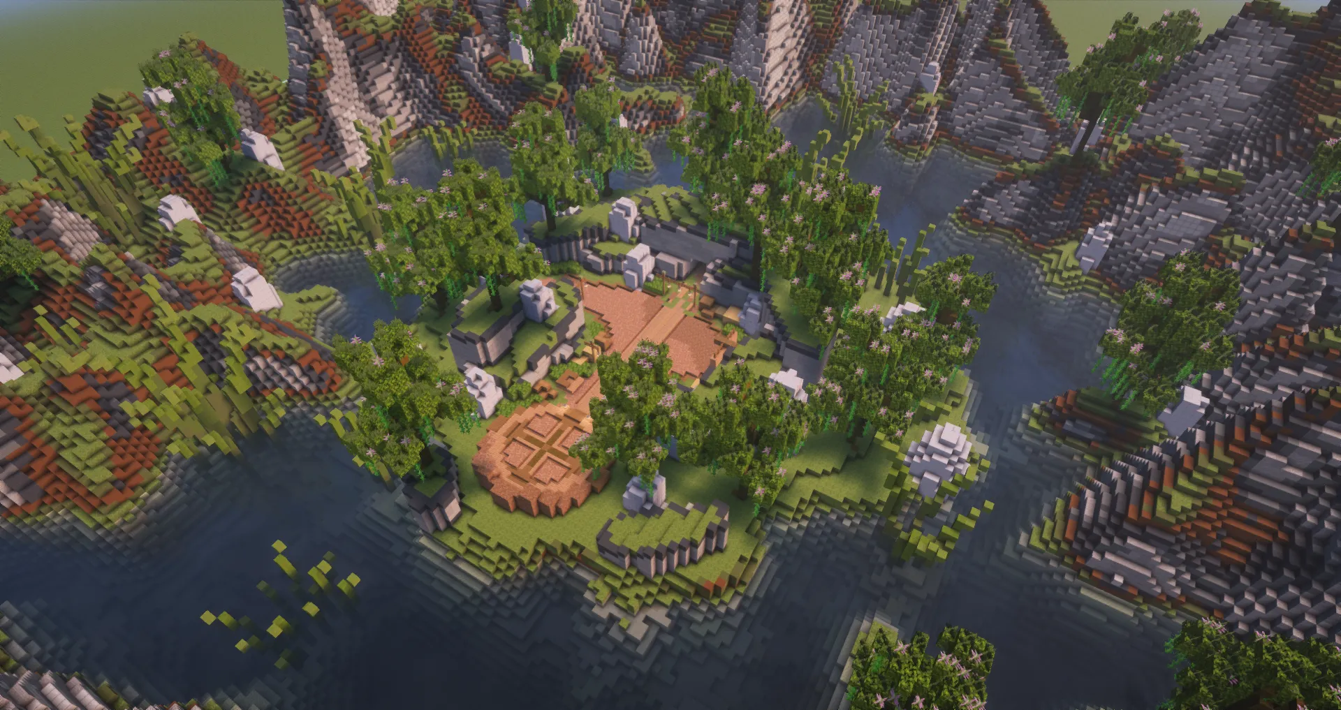 山地大厅 | Mountain Lobby V1.0-我的世界MC资源网